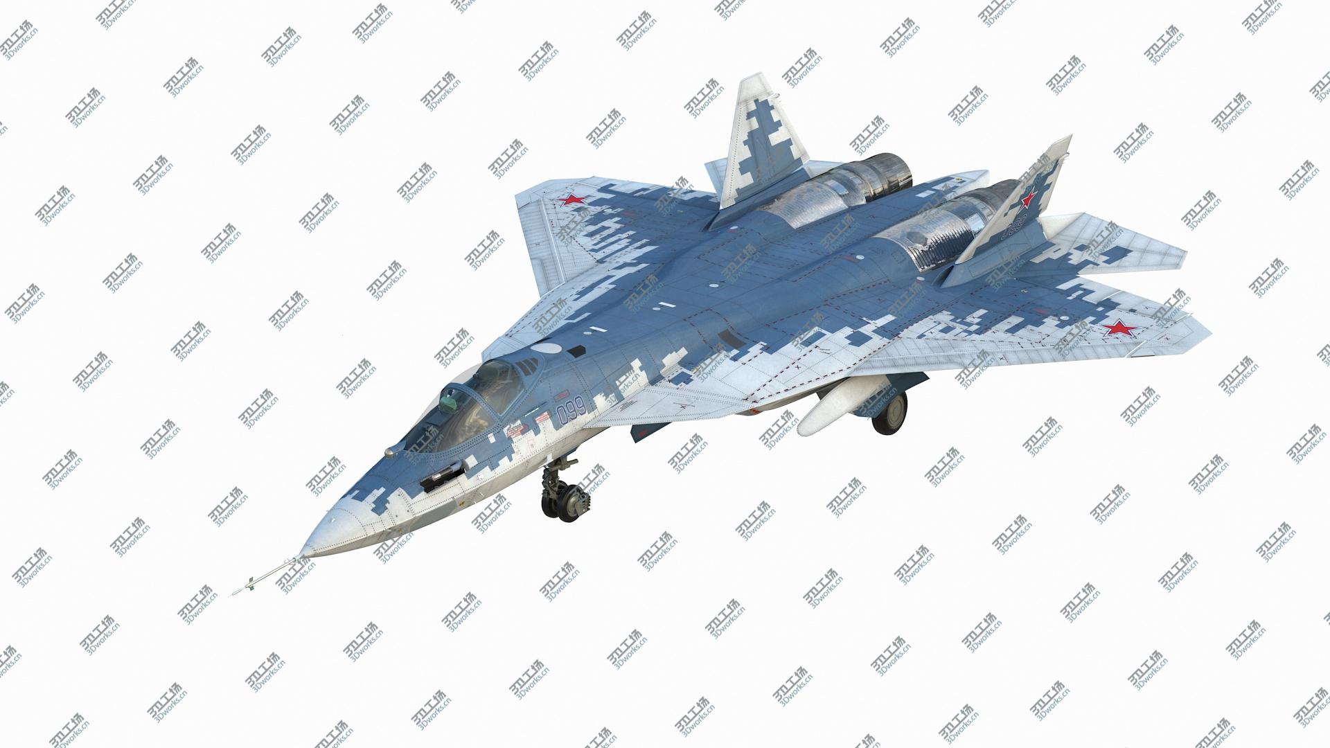 images/goods_img/20210313/SU 57 Stealth Jet Fighter Pixel Camouflage 3D/2.jpg